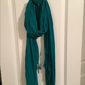 Express turquoise scarf/shall